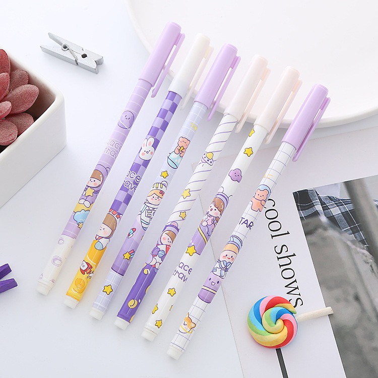 

Gannise 6pcs Pena Pulpen Pen Motif Astronot GN-ST0320