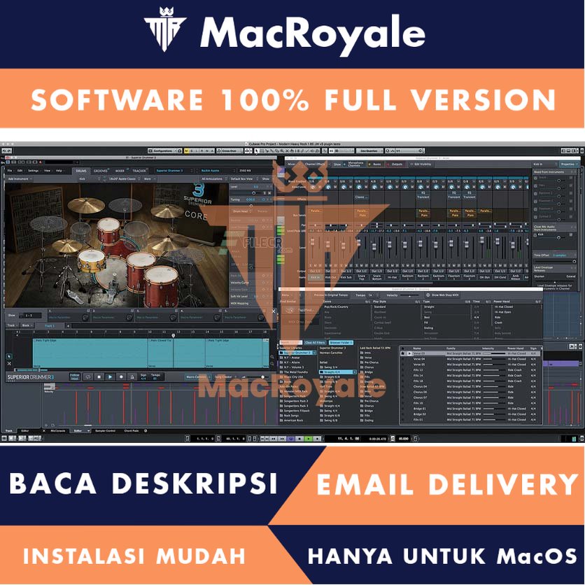 [MacOS] Toontrack Superior Drummer Full Version Lifetime Full Garansi
