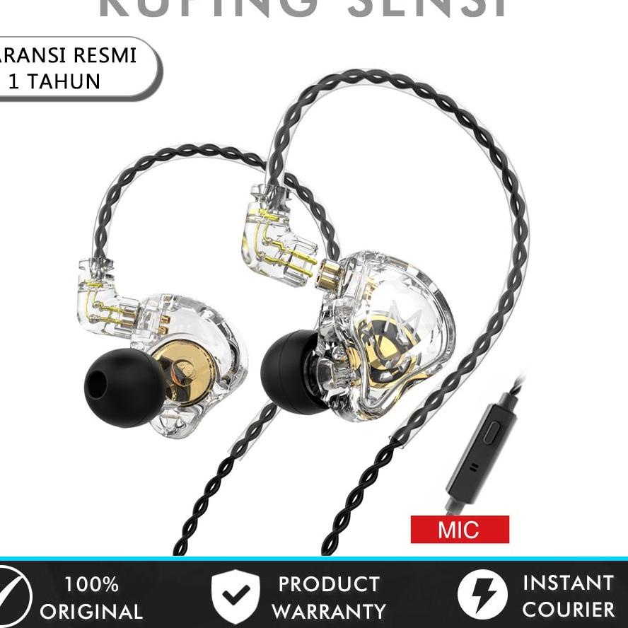 ➼ TRN MT1 Earphone with Mic alt kz edx cca ca2 ♜