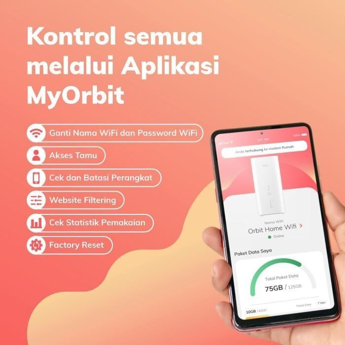 Orbit Star Lite Telkomsel Modem WiFi 4G HKM 0126 / HKM0126