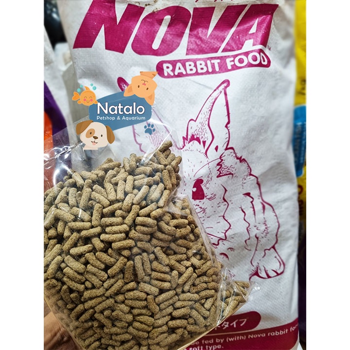 Nova Rabbit 500GR Food Makanan Kelinci Pakan Alfalfa Grass Pelet Bunny