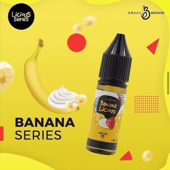 bananalicious banana licious saltnic 15ml