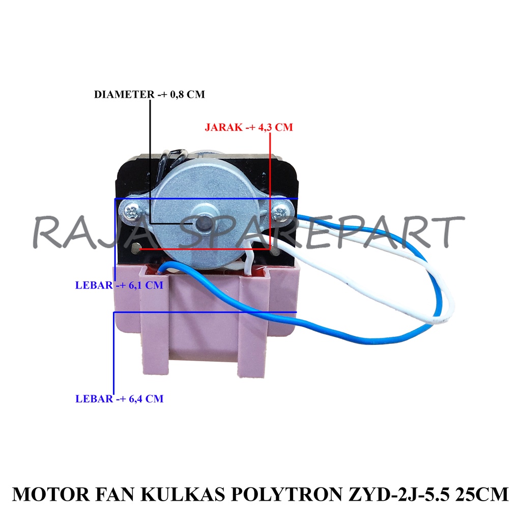 Motor Fan Kulkas Polytron ZYD-2J-5.5 25MM