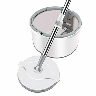 M01 Spin Mop Alat Pel Lantai Kain Pel Alat Pembersih Praktis Pel-pelan Otomatis Flat Mop Praktis