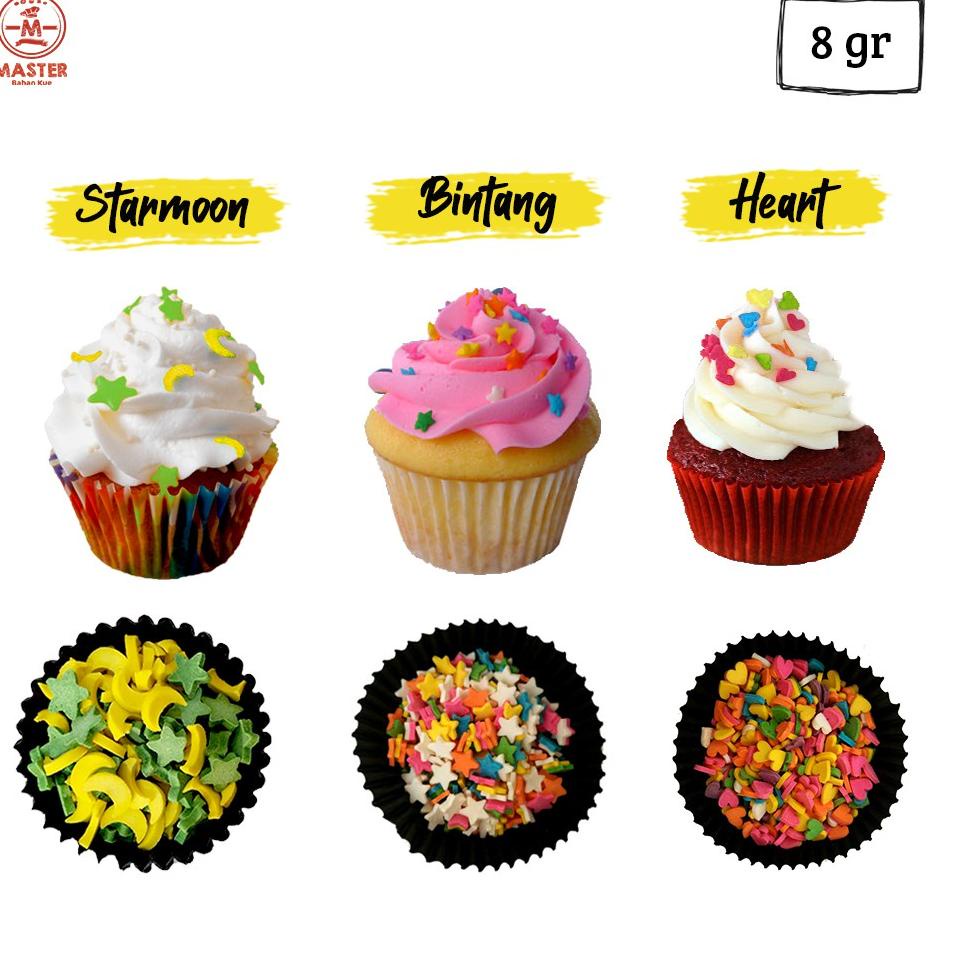 

R94 Cupcake Sprinkle / Confetti / Sugar Deco [8 gr] TERPOPULER ㅹ