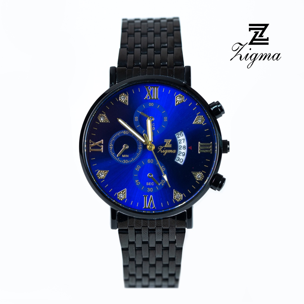 ZIGMA AOKNS01 JAM TANGAN COWOK JAM TANGAN PRIA ELEGAN 2023 ANTI  AIR BRANDED ORIGINAL LUXURY STAINLE