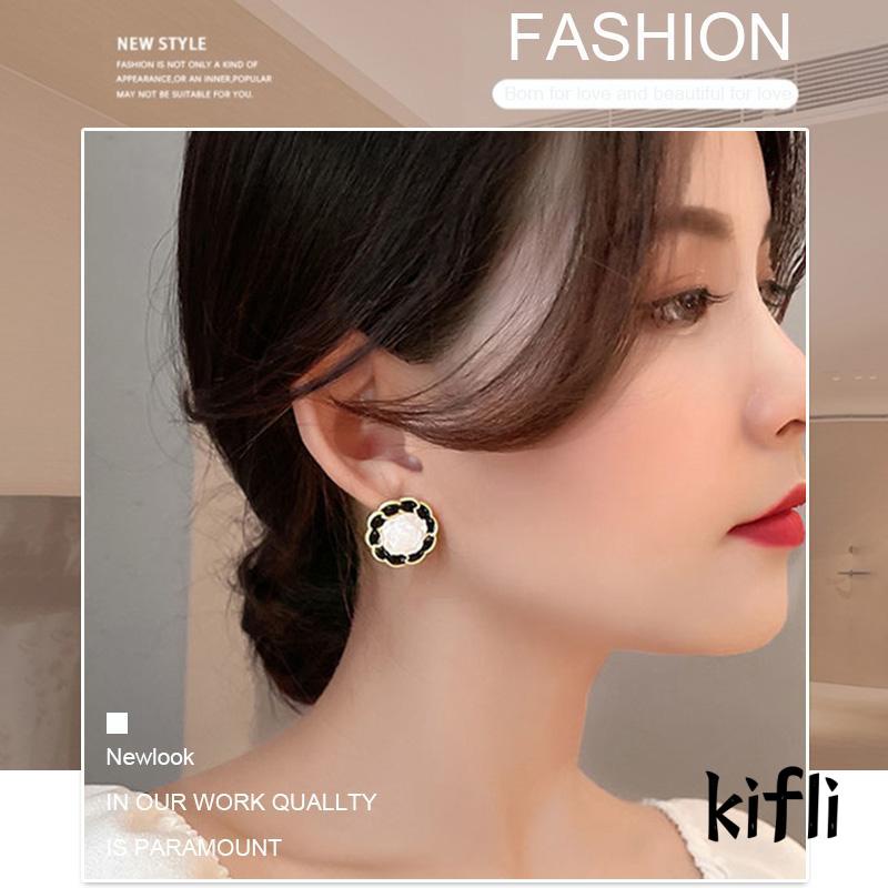 [KD] Temperamen Serbaguna S925 Perak Desain Anting Geometris Fashion Anting Sederhana