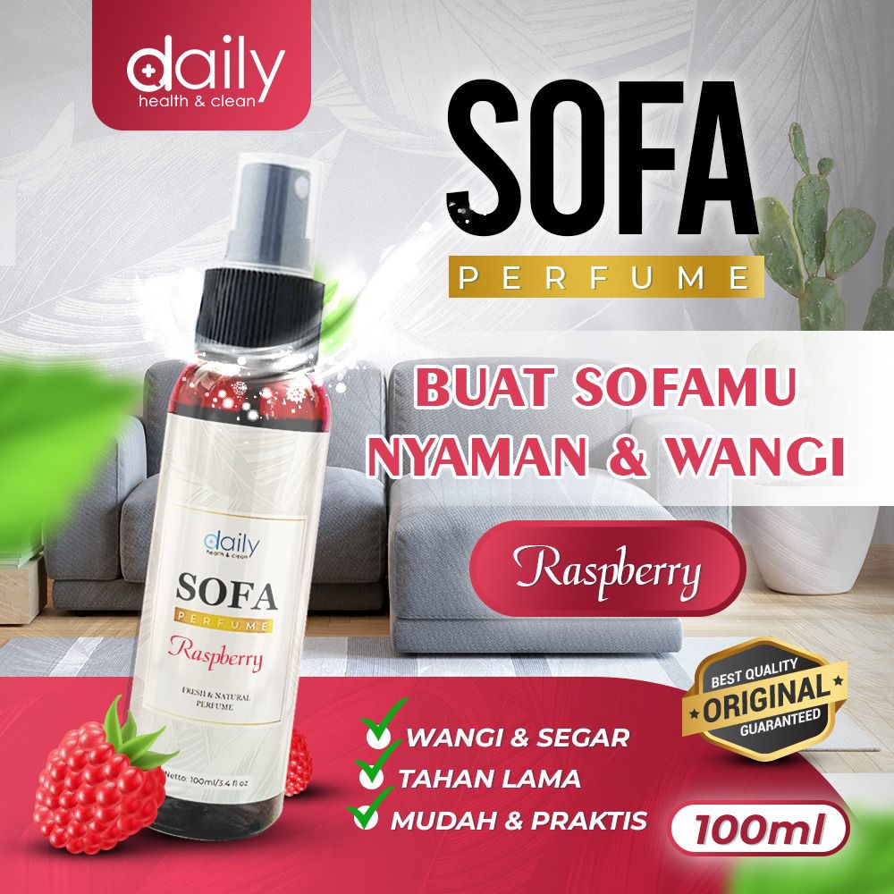 Parfum Sofa Daily Sofa Perfume Pengharum Sofa Penghilang Bau Sofa Antibacterial 100ml