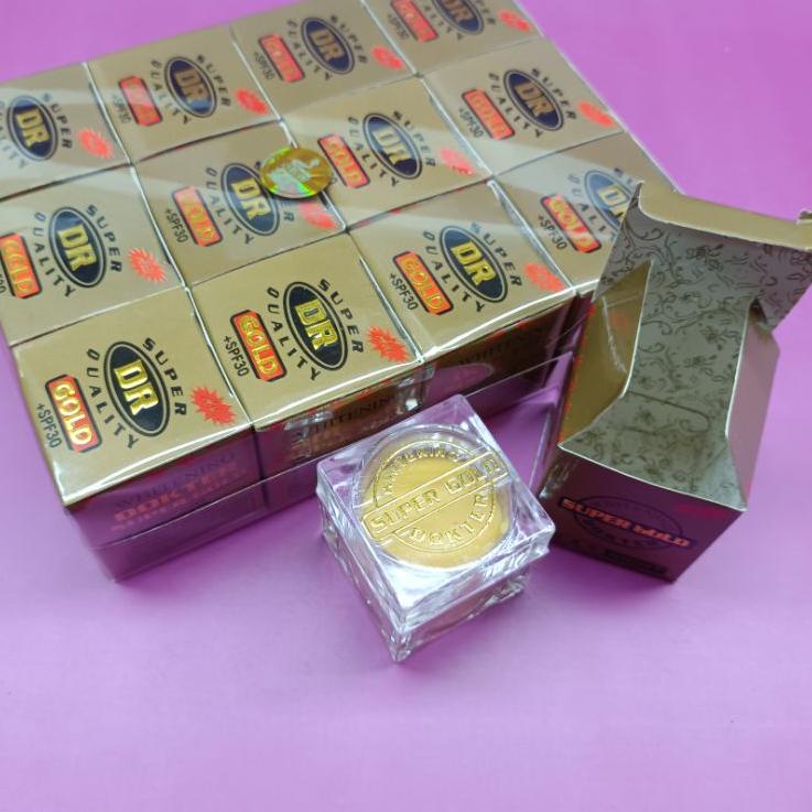 ✦ { lusinan } CREAM DR GOLD TUTUP TIMBUL ORIGINAL // CREAM DR GOLD TIMBUL ▼