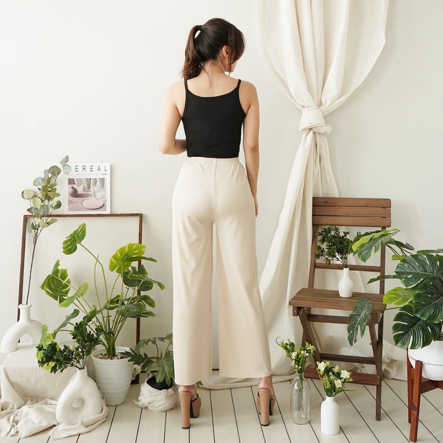 CAVALU Korean Basic Tank Top Crop Top Korea Polos 184