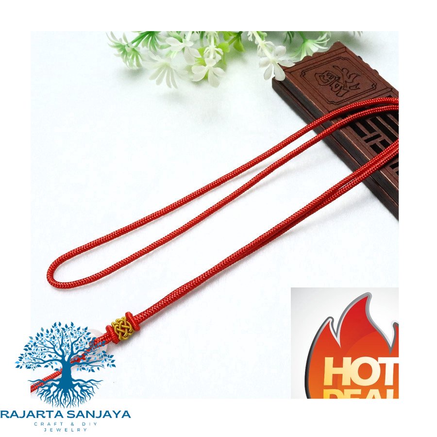 Model Tombol Kalung Tali Liontin Bawah Diy Tenunan Tangan Tali Lanyard