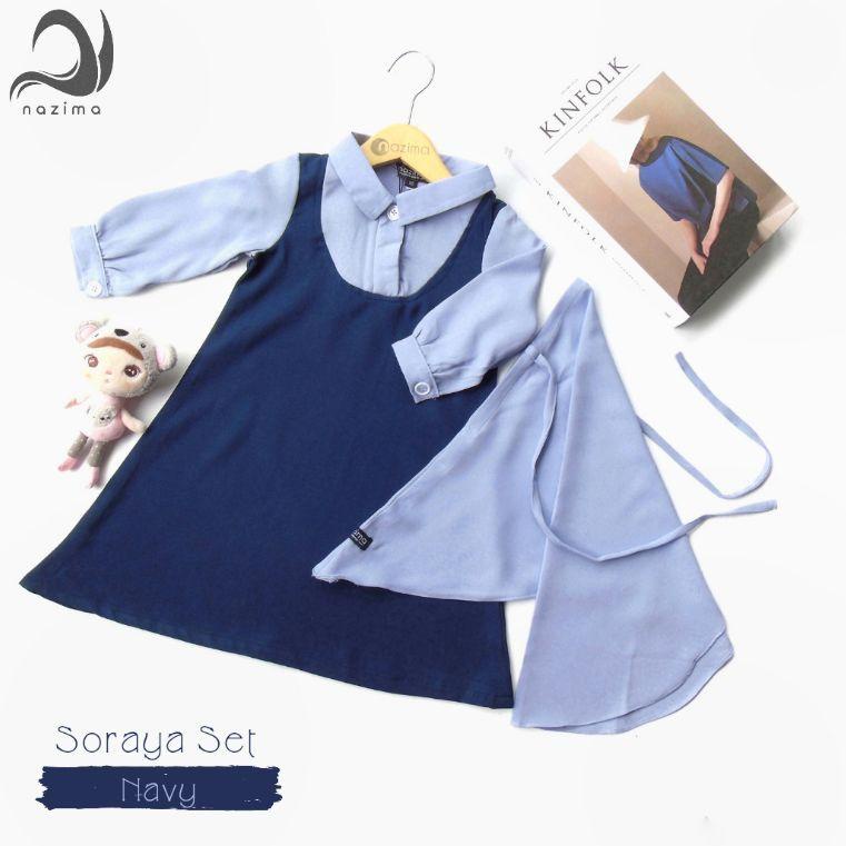 NEW STOCK Nazima Gamis Anak Soraya Set
