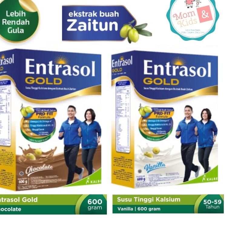 

☉ Entrasol Gold Vanila & Coklat 600 gram ♫