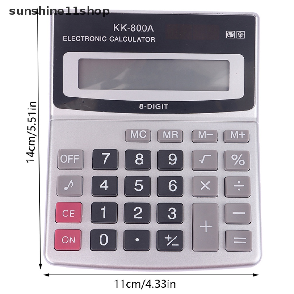 Sho Kalkulator Grosir Pabrikan Baru KK-800A Metal Desktop Font Wide Calculator N