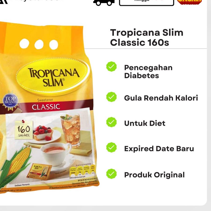 

➮ TROPICANA SLIM CLASSIC 160'S ☑