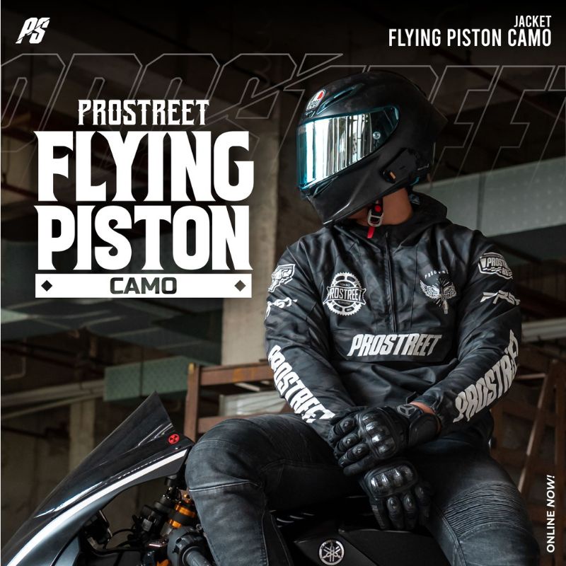 Jacket Prostreet Motor Flying Piston Camo | New