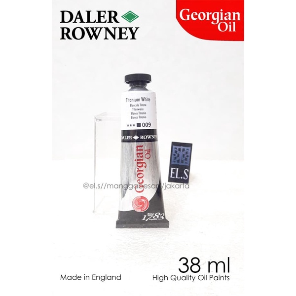 

Kolio Daler Rowney Georgian Oil Titanium White 38 Ml ( Cat Minyak )