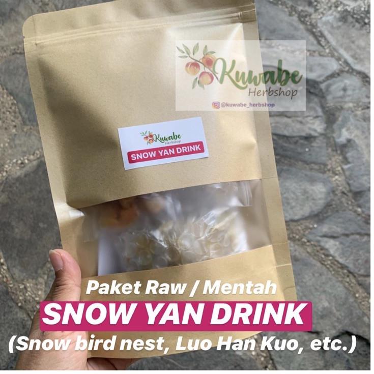 

✷ SNOW YAN DRINK/ PAKET MENTAH SNOW BIRD NEST TINGGI KOLAGEN ☺