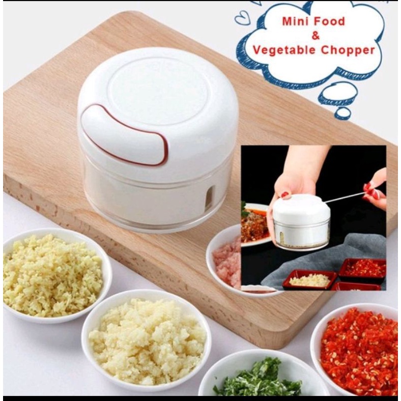 BLENDER TARIK TANGAN MANUAL MINI Speedy CHOPPER cocok untuk Bawang Dan Sayur