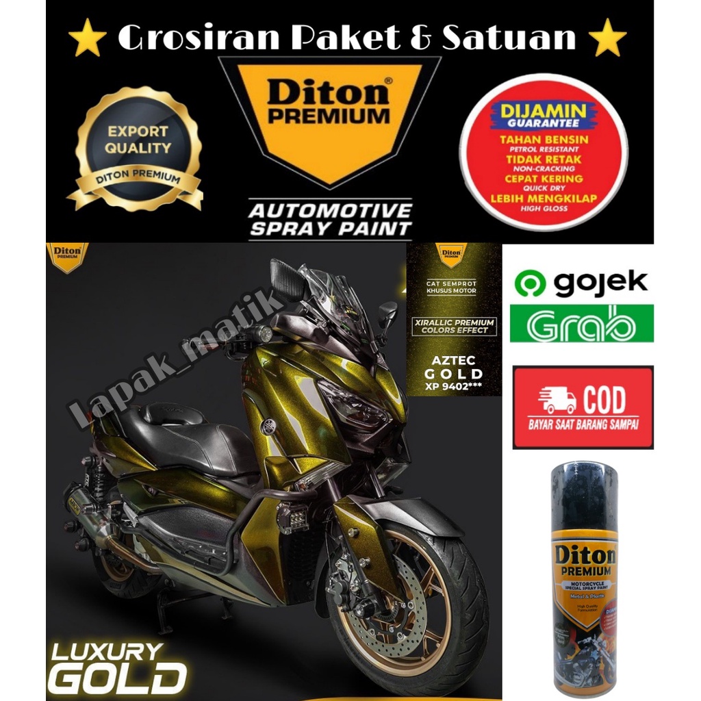 DITON PREMIUM XIRALLIC AZTEC GOLD XP9402 XIRALLIC EMAS