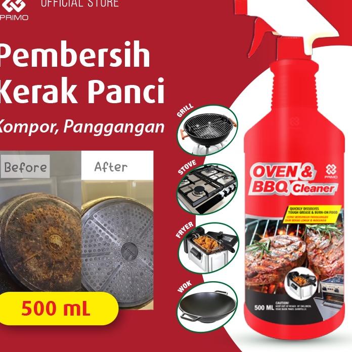 Diskon Belanja PRIMO Oven & BBQ Cleaner Pembersih kerak Panci, Kompor, Panggangan Stain Remover Cook