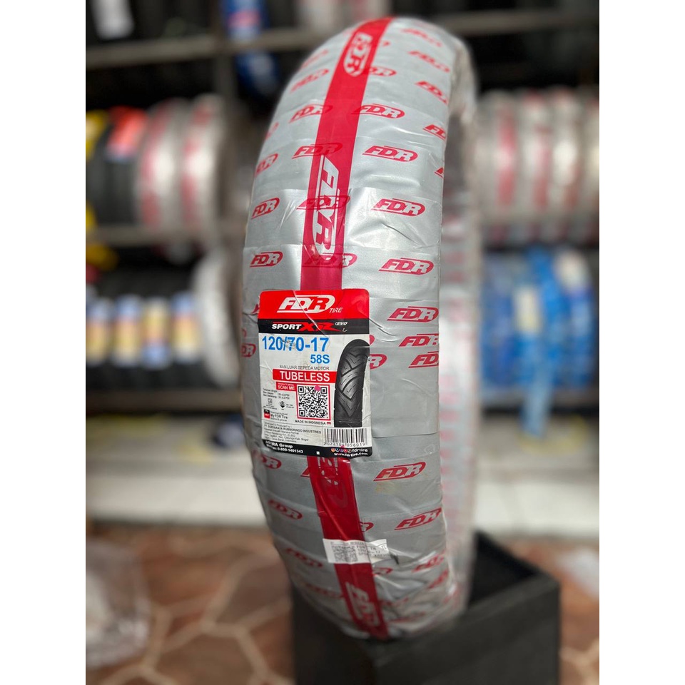 FDR SPORT XR EVO RING 17 Ukuran 110/70 120/70 130/70 Ban Luar Tubeless