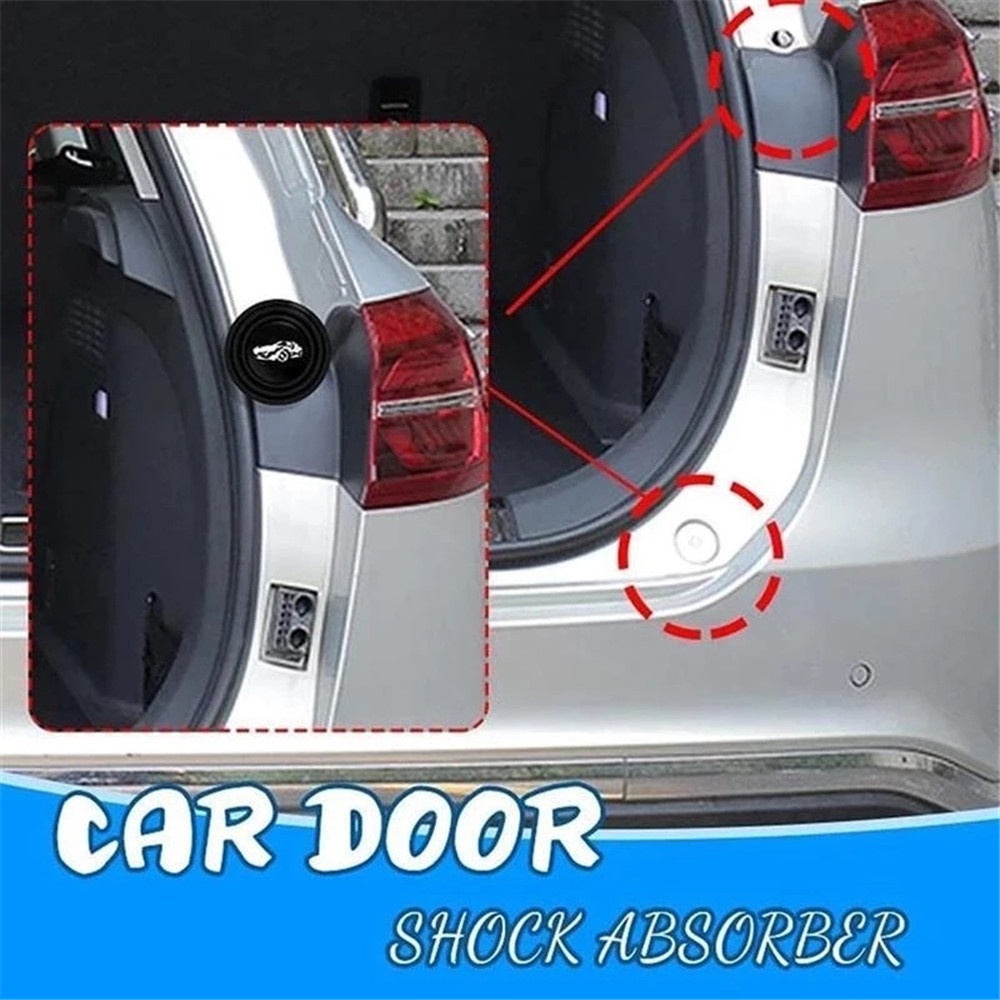 10pcs Luminous Silicone Auto Door Corner Anti-Tabrakan Self Adhesive Stiker Mobil Pelindung Pintu