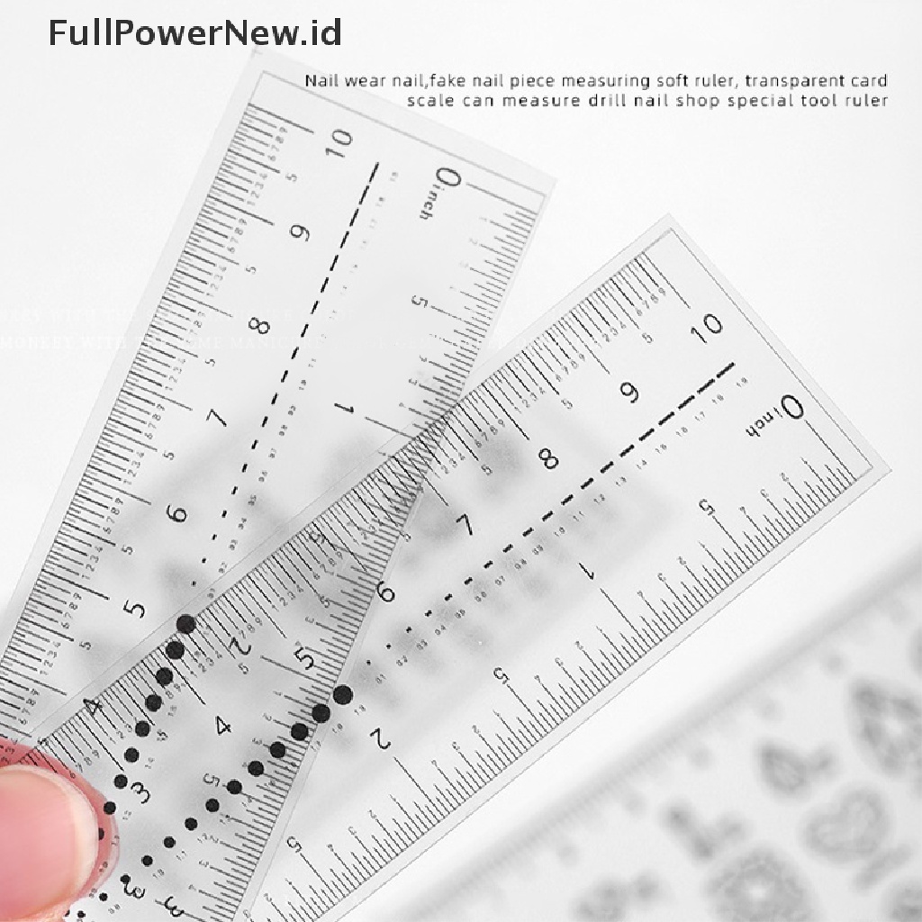 Power Measure Size Rular Untuk Fake Tip Ch Stones Soft Graduation Mark Measure Tape ID