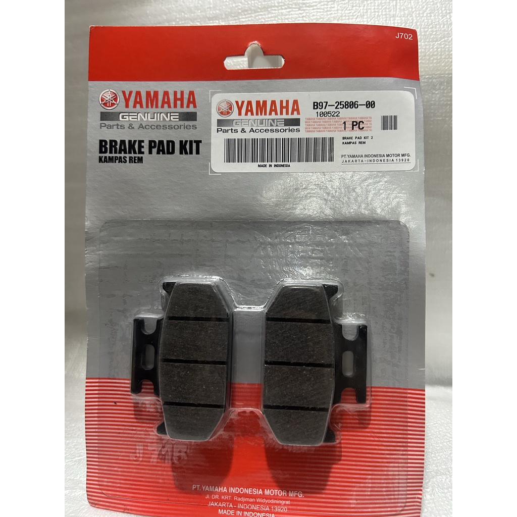 Dispad Kampas Rem Depan Kampas Cakram YZF R15 B97 Yamaha Original