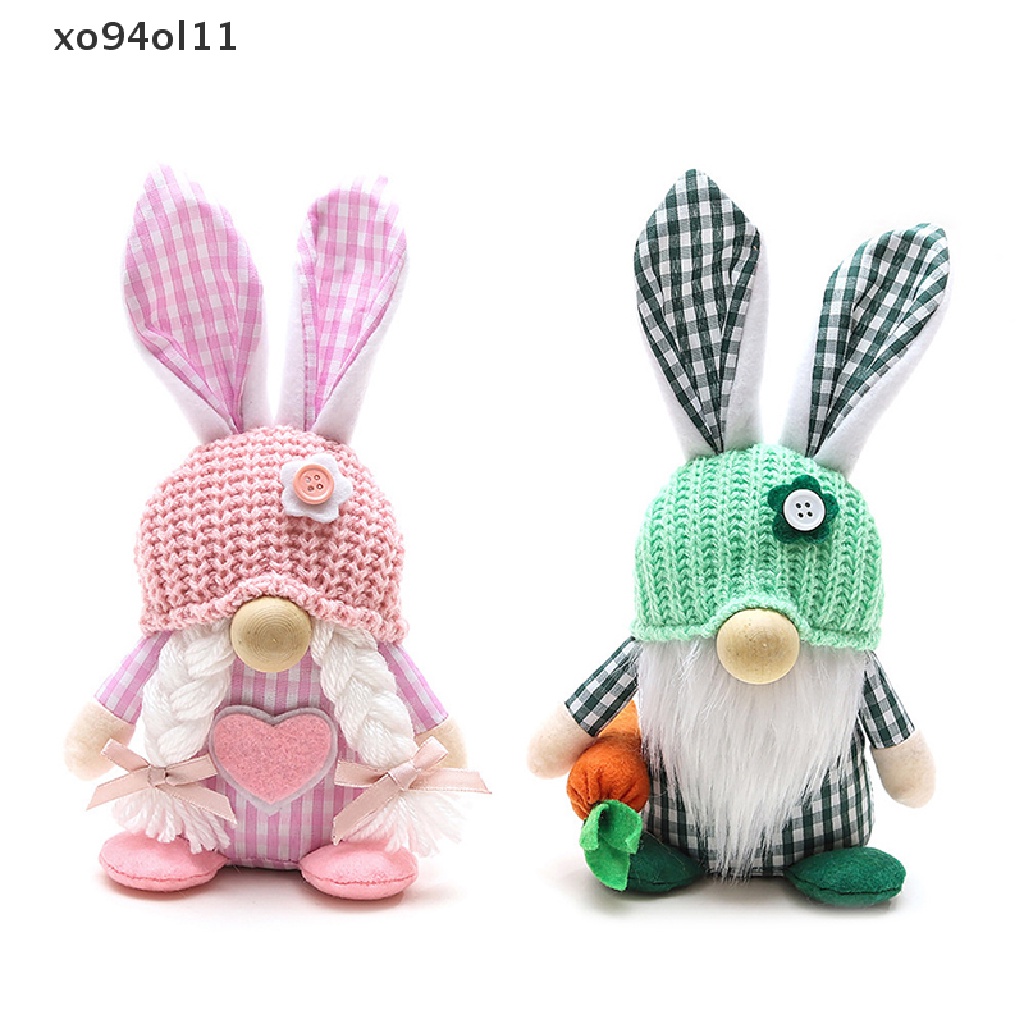 Xo 2023boneka Kelinci Gnome Tanpa Wajah Paskah Handmade Reusable Home Decoration OL