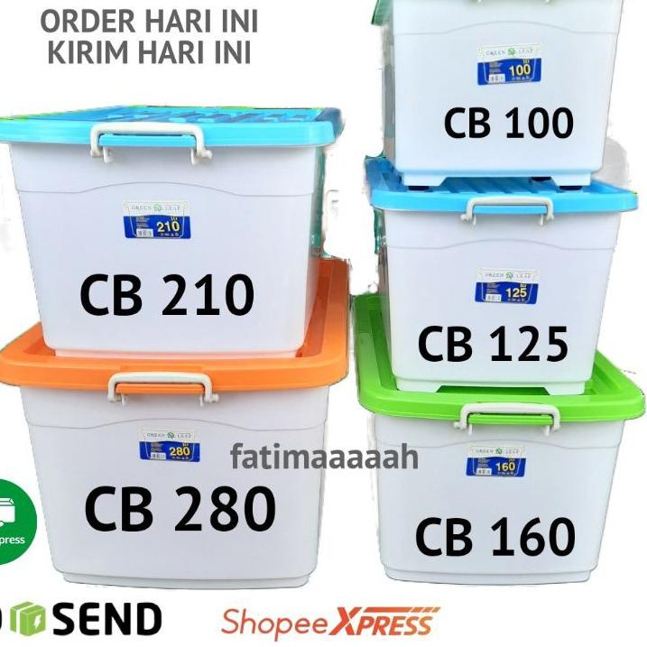 ➶ GREEN LEAF Container Box   280 / Container Box Super Besar ➴