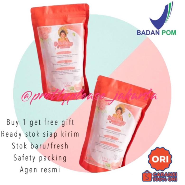 ⚡COD⚡ LULUR LOTONG VELLS BEAUTY 450gr GARANSI ORI/ BEDDA LOTONG VELIS BEAUTY / BEDAK LOTONG VELI