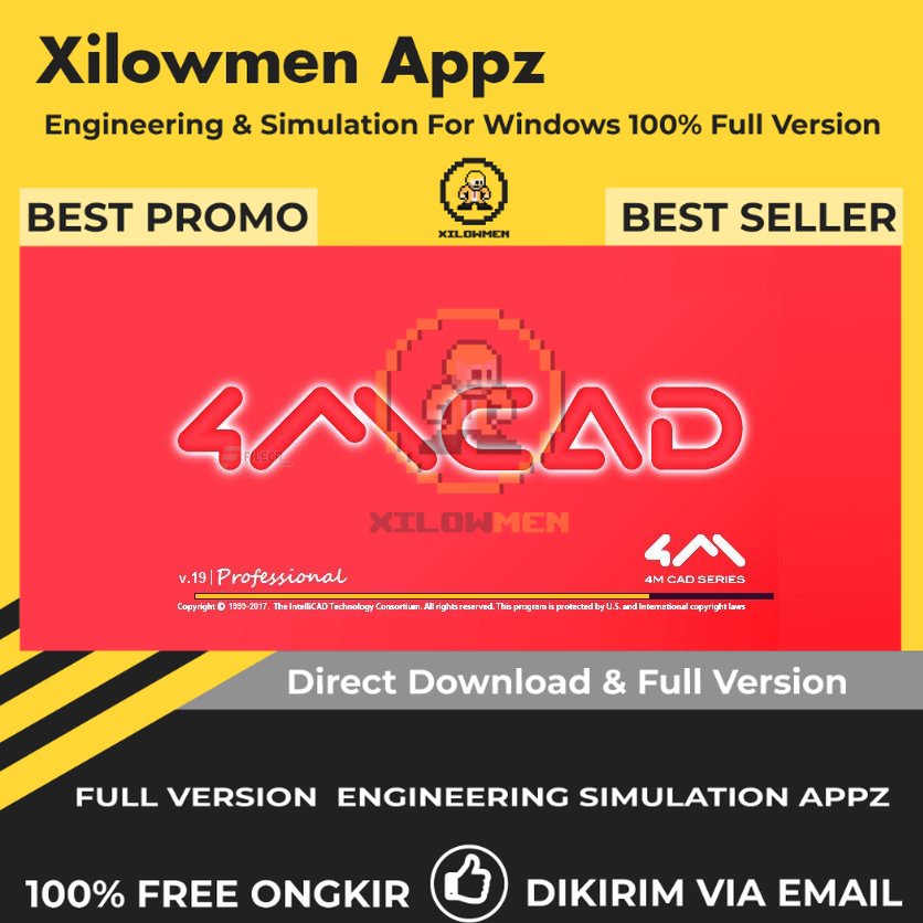 [Full Version] 4MCAD 19 Professional Pro Engineering Software Lifetime Win OS