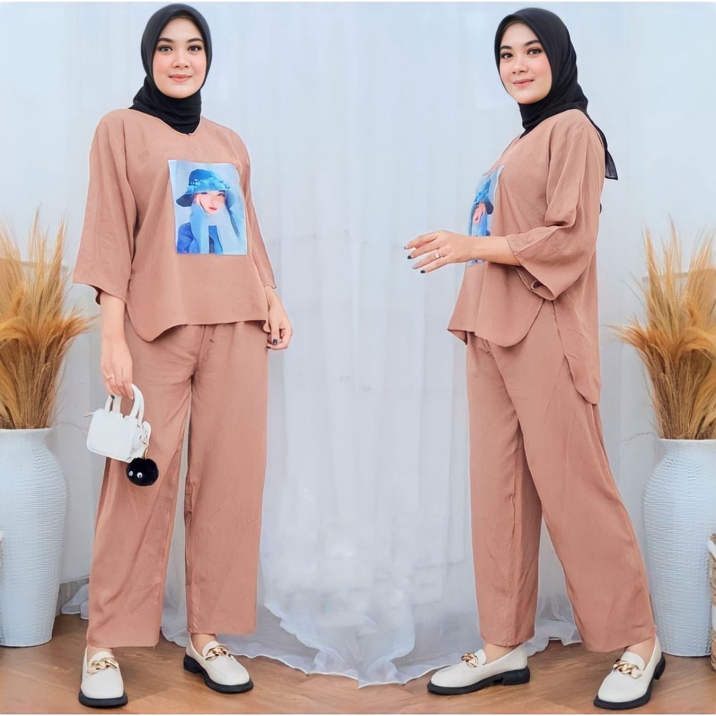 Set Hijab Wanita Viral Cringkle Airflow Premium Jumbo