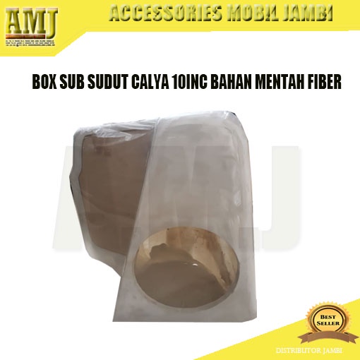 BOX SUBWOOFER SUDUT BAGASI CALYA 10 INCH FIBER MENTAH