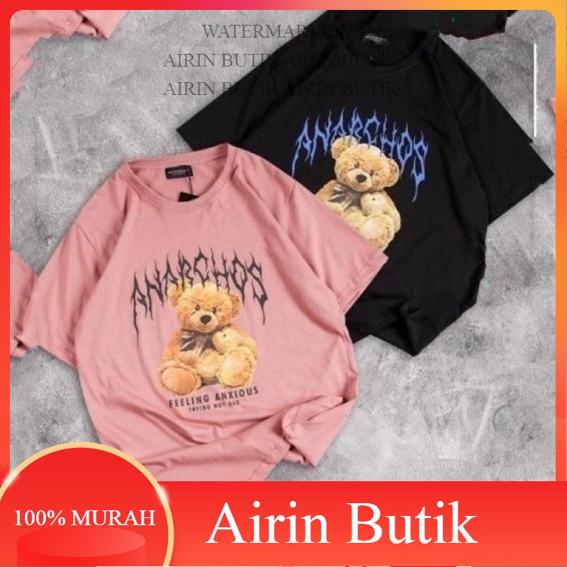 [ 100% KUALITAS ] Kaos Oversize Anarchos (LD 106, P 63)