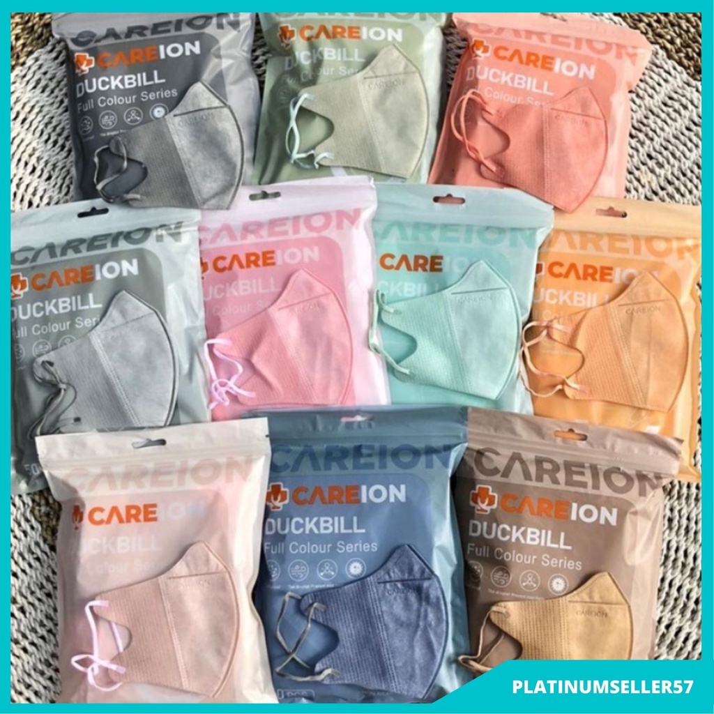 MASKER DUCKBILL OB/YNB/CAREION/WECARE 3PLY/4PLY/HYBRID 5PLY ISI 50PCS/10PCS BOX/PACK