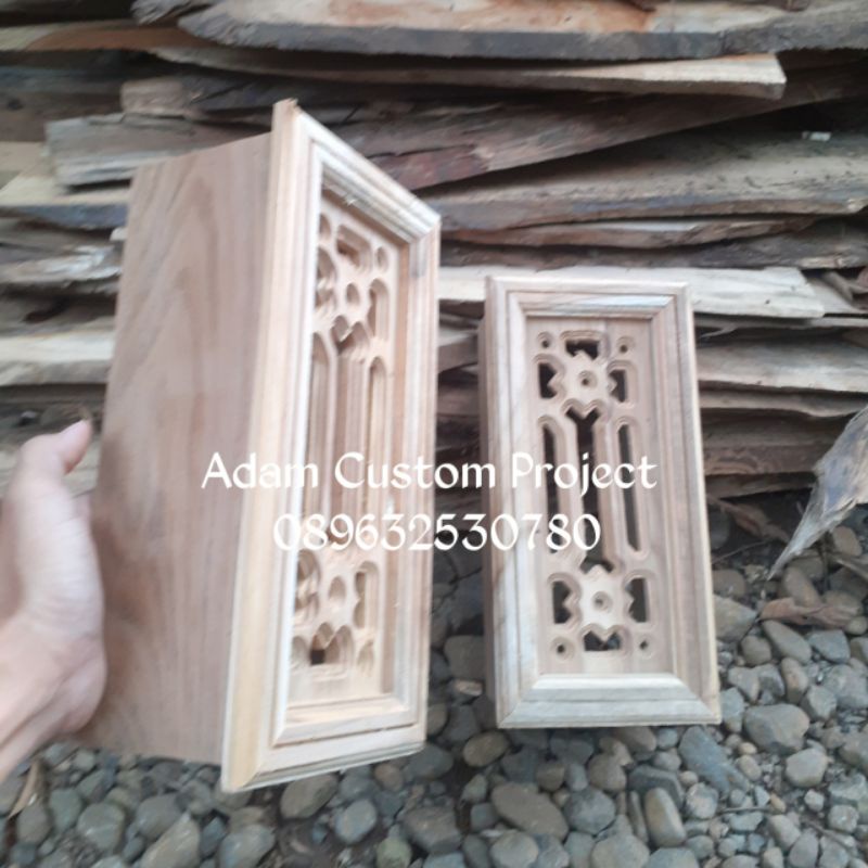 Loster Kayu Jati // Ventilasi Rumah Motif Balung