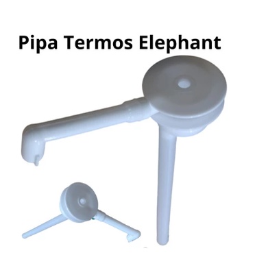 Pipa Termos pencet Elephant 2.5 Liter PLASTIK DAN STAINLESS Pipa Termos Pencet