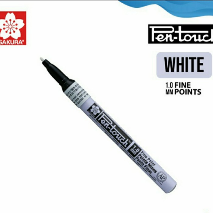 

BISA COD Sakura Pen Touch Permanent Paint Marker 1.0mm White/Gold/Silver/Copper