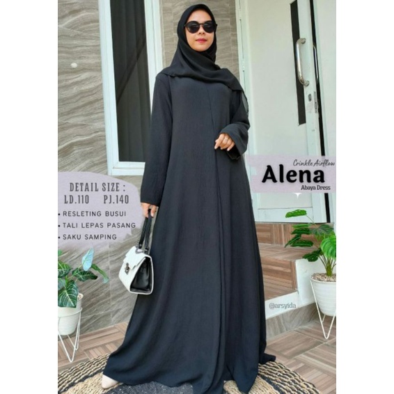 ABAYA ALENA CRINCLE