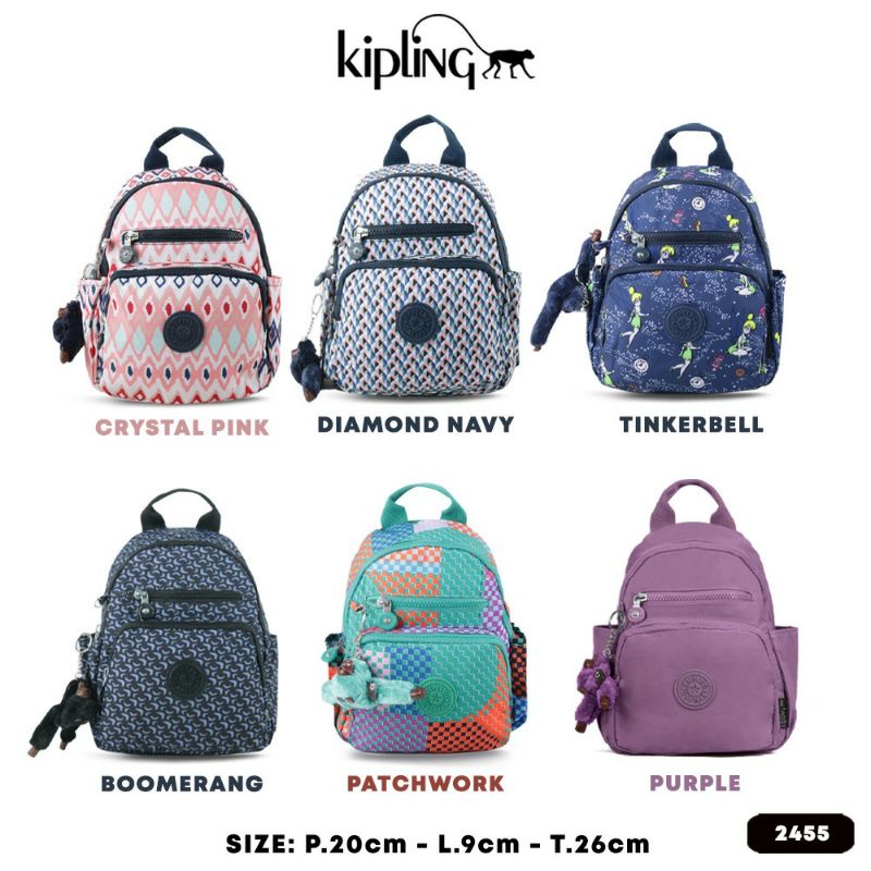 Tas ransel wanita K1pling 2455 small backpack cyutebags