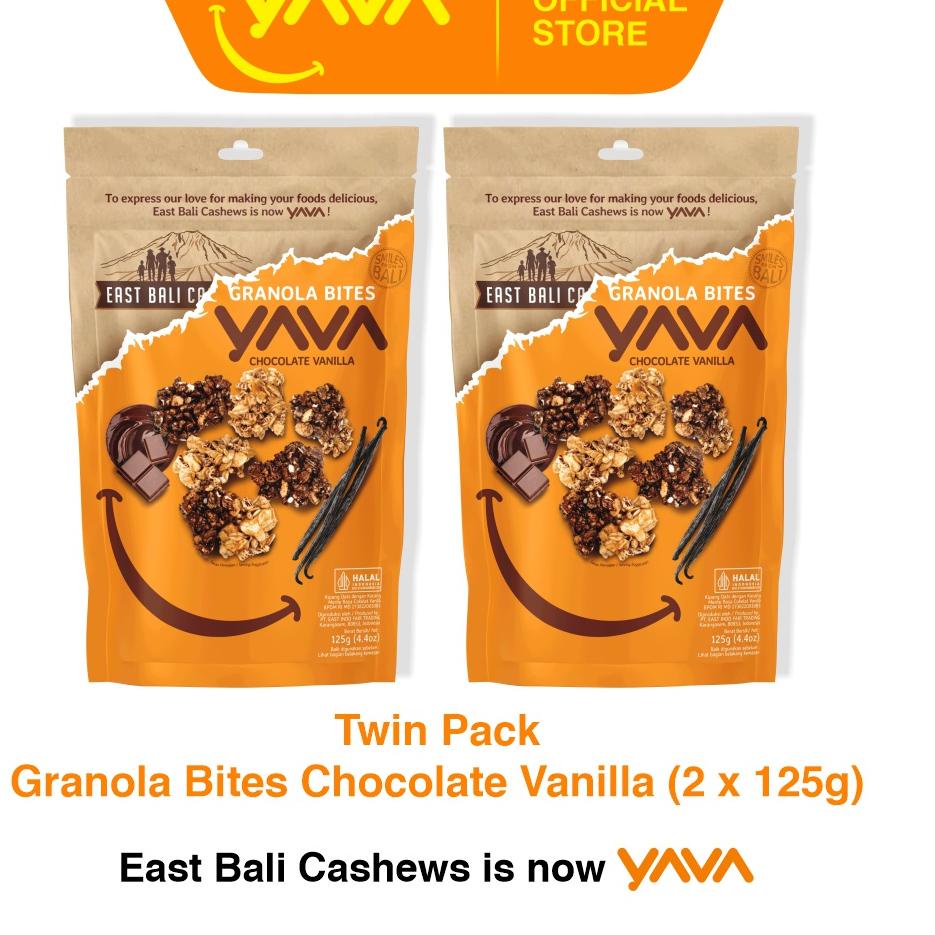 

☼ YAVA Twin Pack Granola Bites Chocolate Vanilla (2 x 125g) ➹