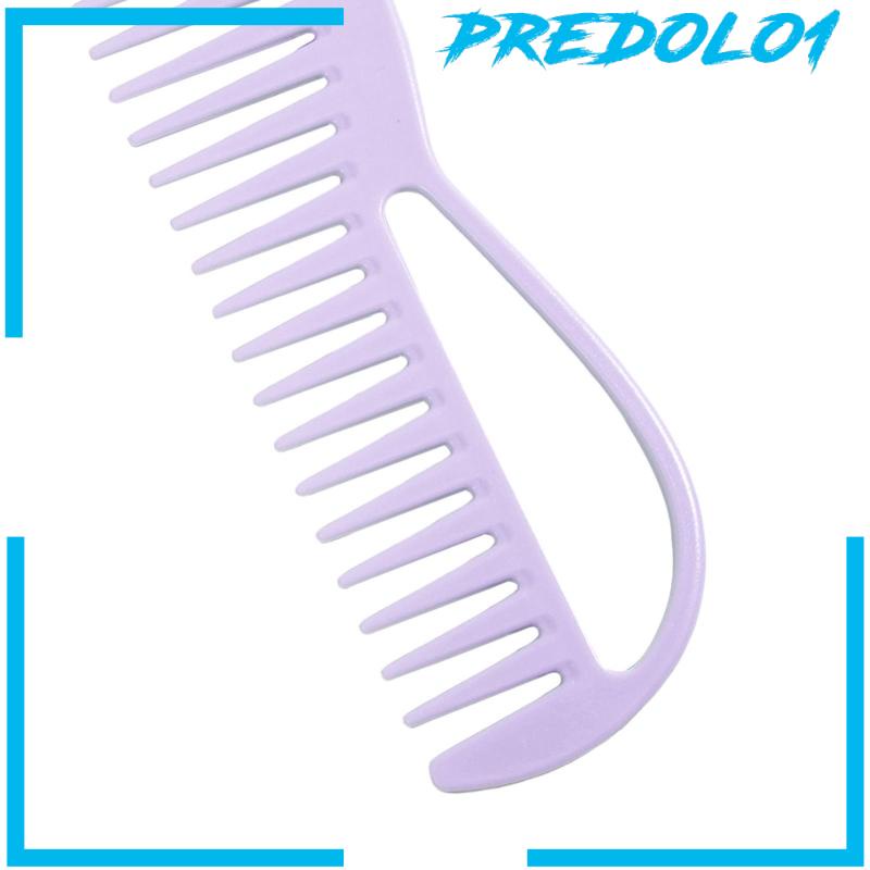 [Predolo1] Sisir Rambut Gigi Lebar Detangler Comb Portable Untuk Salon Rumah Wanita Perempuan