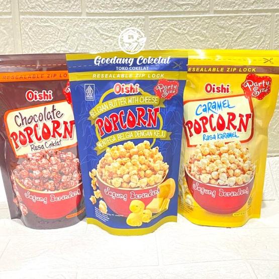 

『Perdana』 Oishi Popcorn Party Size Chocolate Coklat Caramel 100 gr