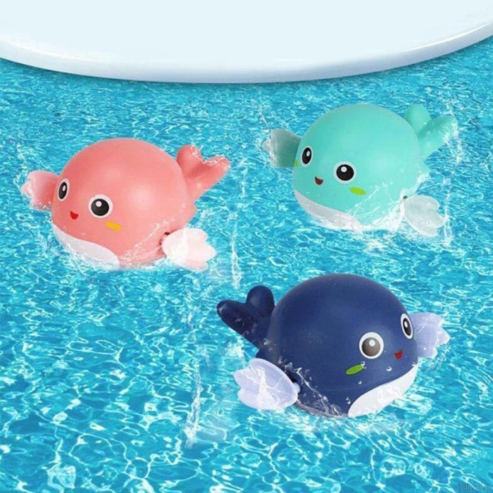 Mainan Air Ikan Paus Whale Mainan Mandi Bayi Edukasi Edukatif YI 21 //MAINAN MANDI BABY Berenang /ma