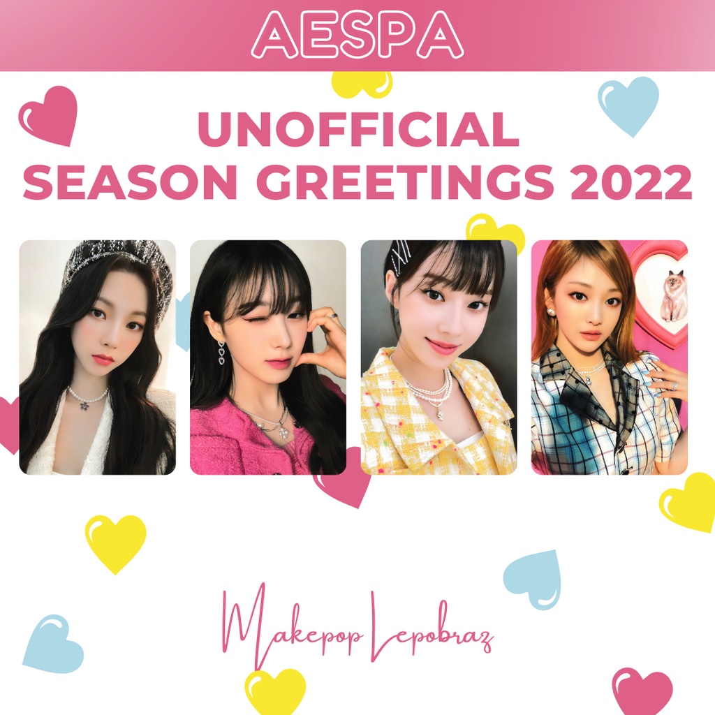 [PC ALBUM REPLIKA] AESPA SEASON GREETINGS 2022 SG22 PC KARINA WINTER GISELLE NINGNING