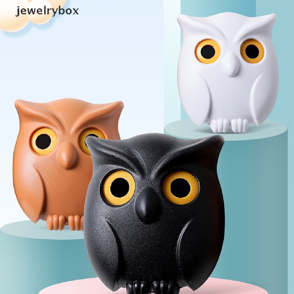 [jewelrybox] 1pcs Gantungan Hook Kunci Dinding Gantung Malam Owl Magnetic Keep Gantungan Kunci Key Boutique