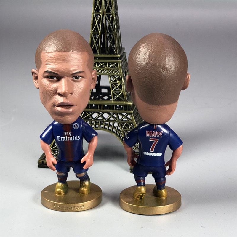 Carton Lionel Messi Action Figures Kylian Mbappé Neymar Toy Kids Xmas Gift