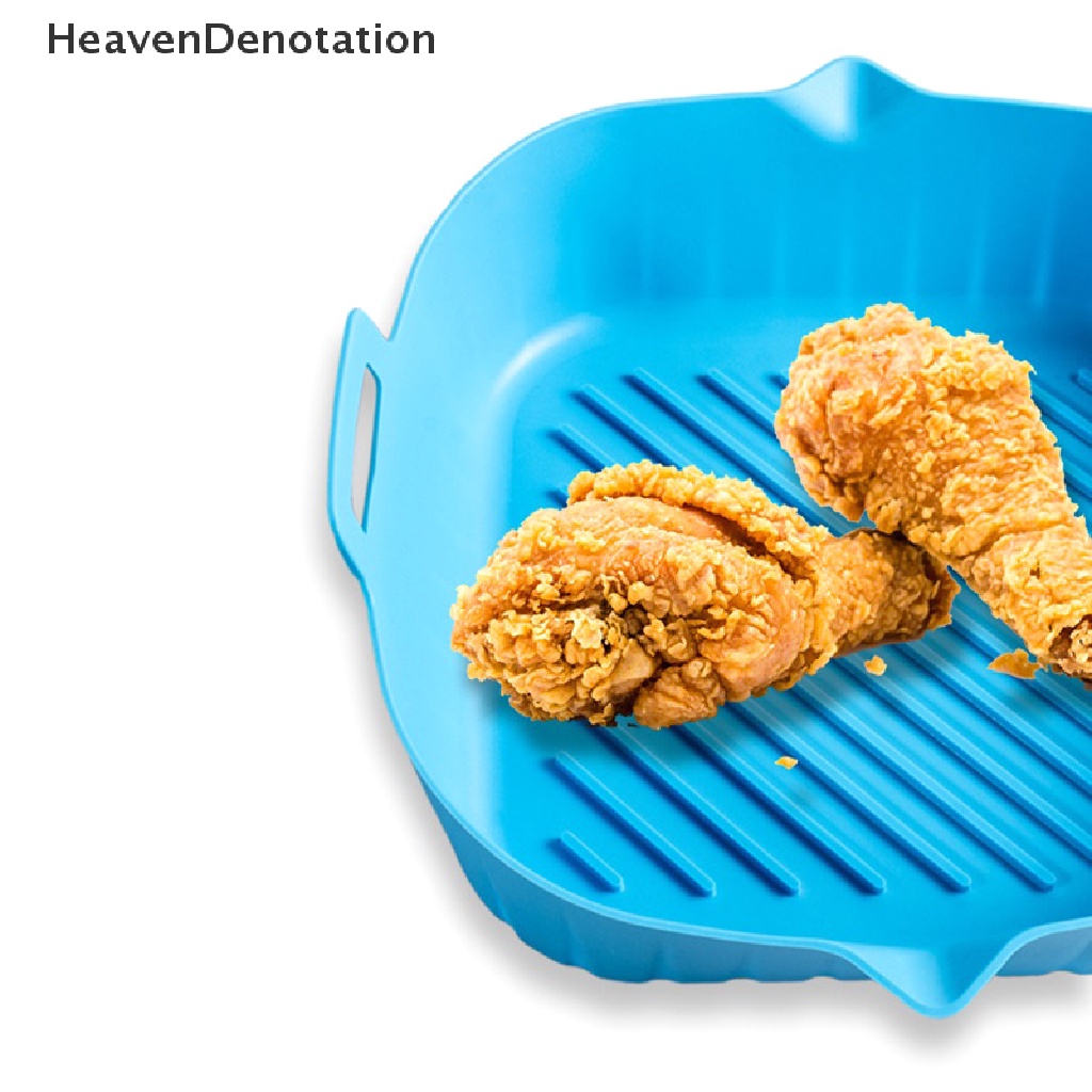 [HeavenDenotation] 1pcs Air Fryer Silicone Pot Air Fryer Basket Liner Anti Lengket Oven Baking Tray HDV